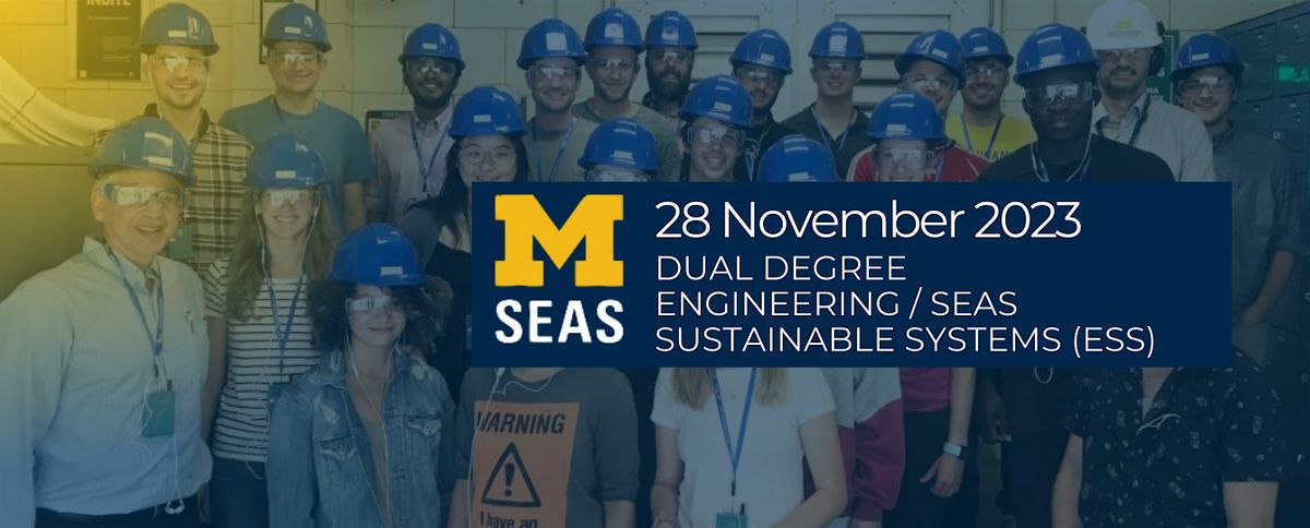 Dual Degree: Engineering/SEAS Sustainable Systems (ESS), Room 1180 ...