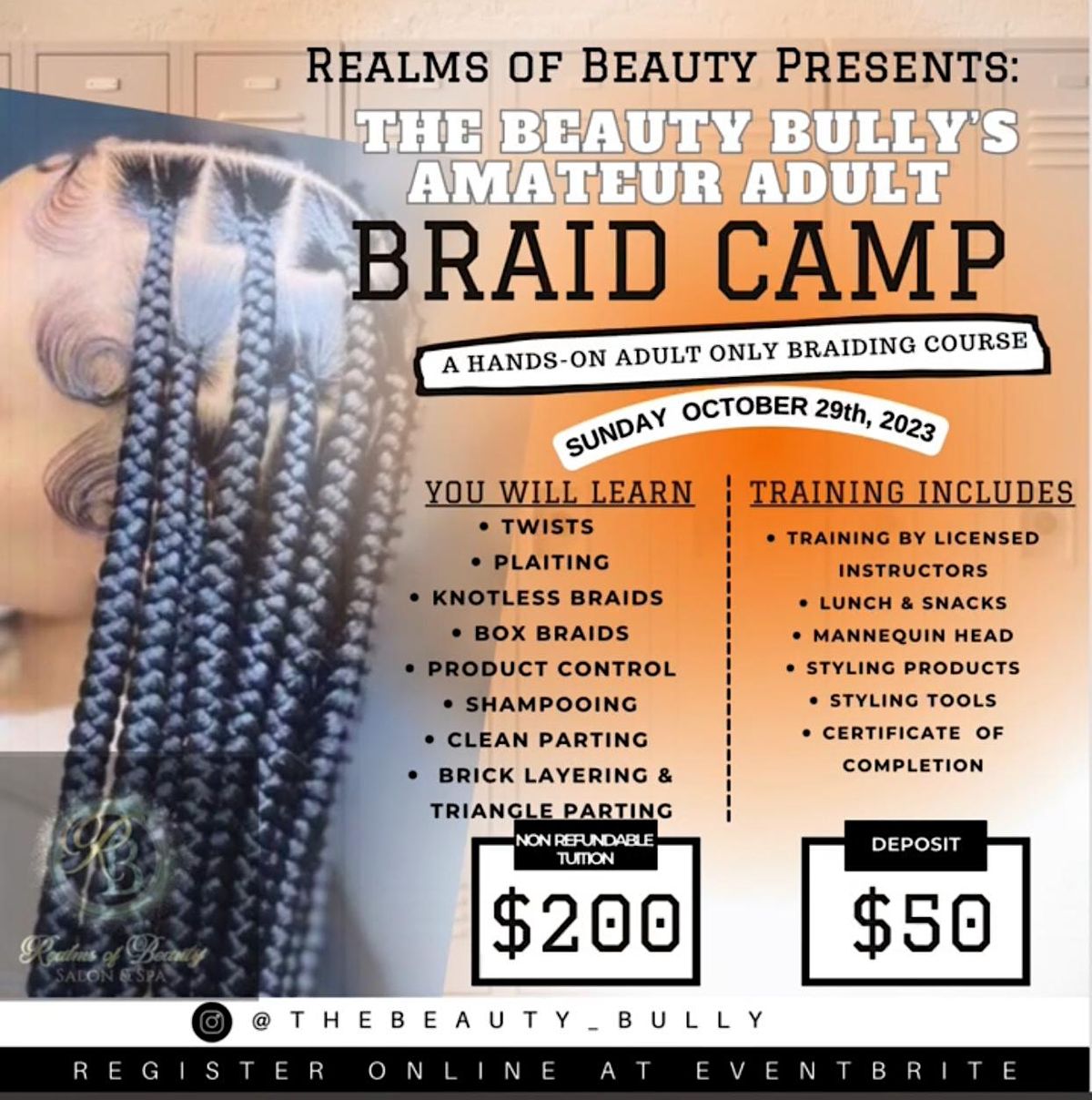The Beauty Bully’s Beginner’s Braid Class (Winston Salem ), Realms of ...