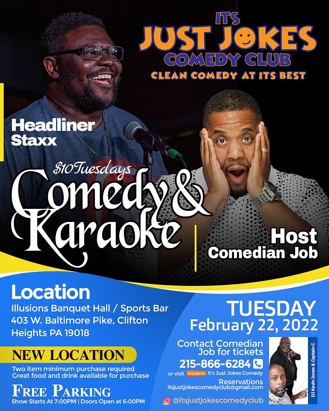Its Just Jokes Comedy Karaoke Illusions Banquet Hall And Sports Bar Clifton Heights February 22 To April 26 Allevents In Its Just Jokes Comedy Karaoke Illusions Banquet Hall And Sports Bar Clifton Heights February 22 To April 26 Allevents In