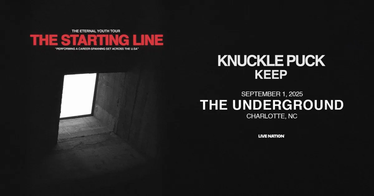 The Starting Line with Knuckle Puck and KEEP, 1 September | Event in Charlotte | AllEvents