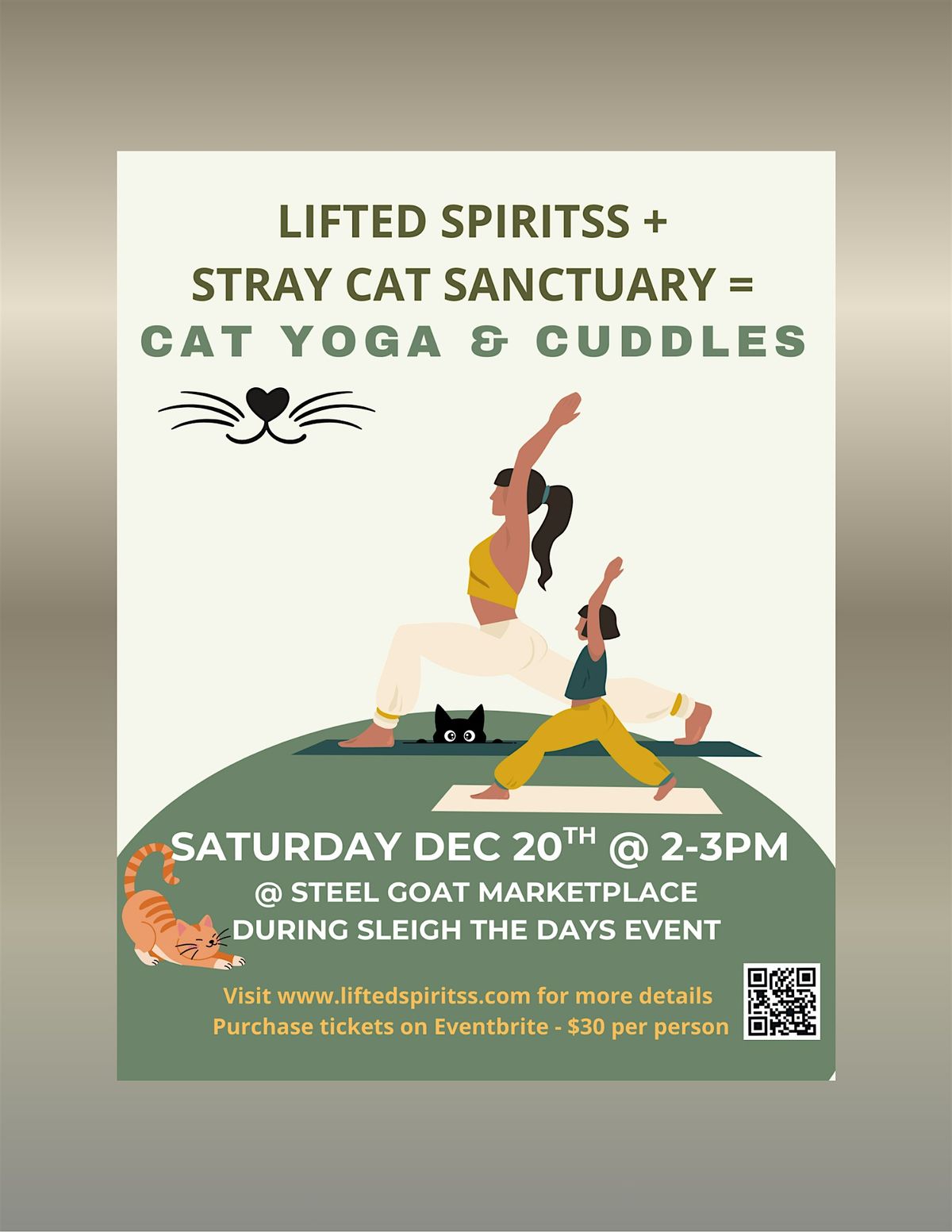 Cat Yoga and Cuddles, 20 December | Event in Pittsburgh | AllEvents