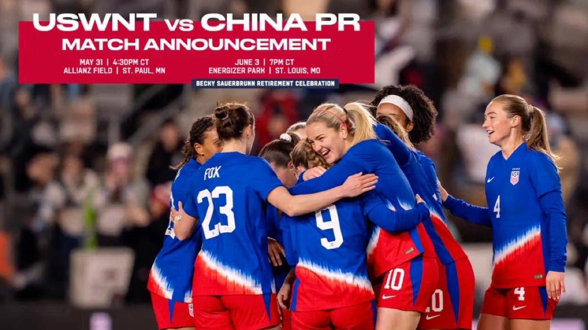 Friendly: US Womens National Soccer vs China Womens National Soccer at Energizer Park, 3 June | Event in St. Louis