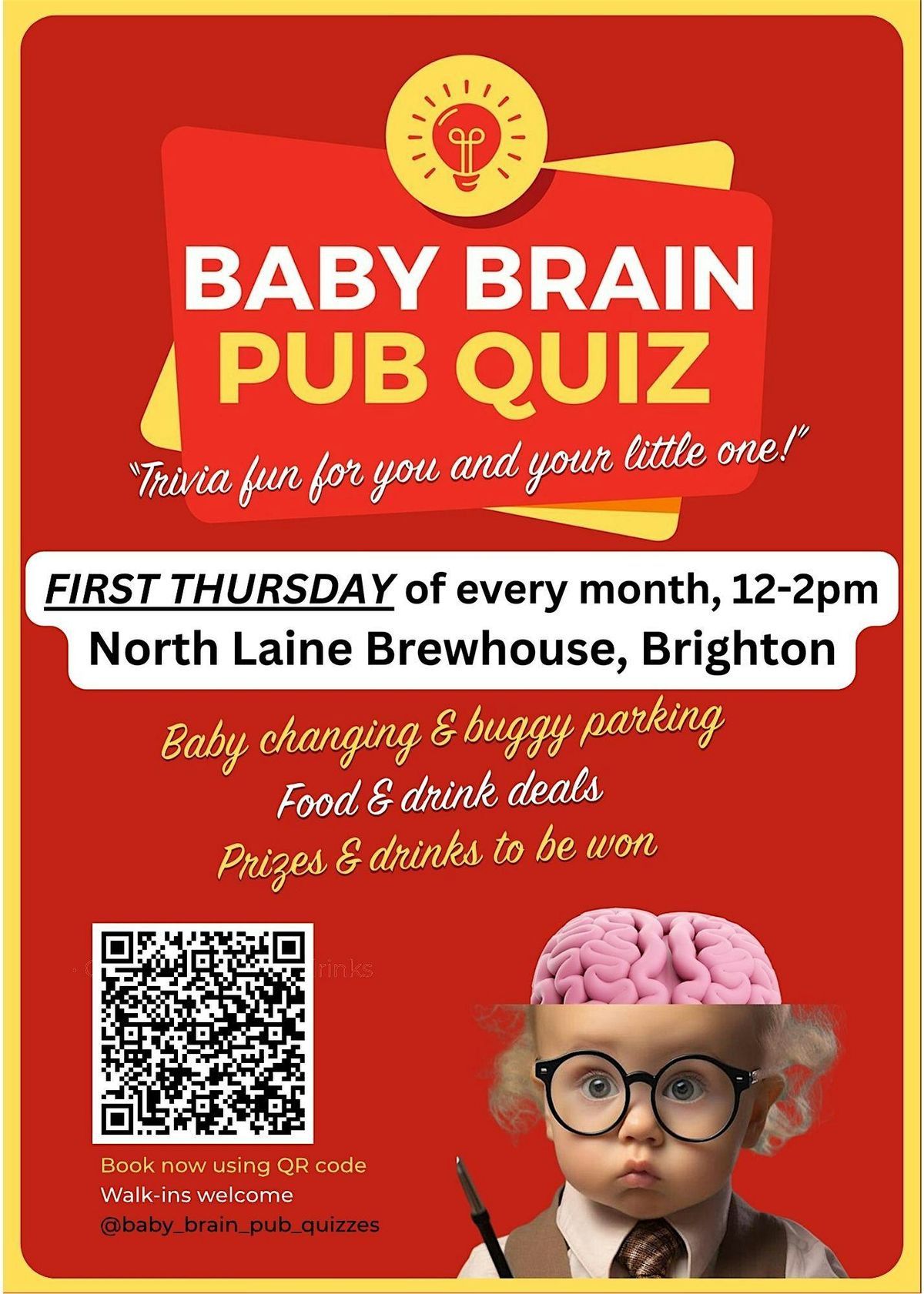 Baby Brain Pub Quiz @ Northlaine Brewhouse | Event in Brighton and Hove | AllEvents