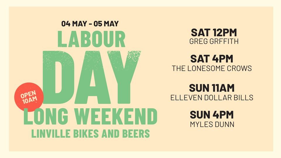 Labour Day Long Weekend, 34 St, Linville, QLD, Australia