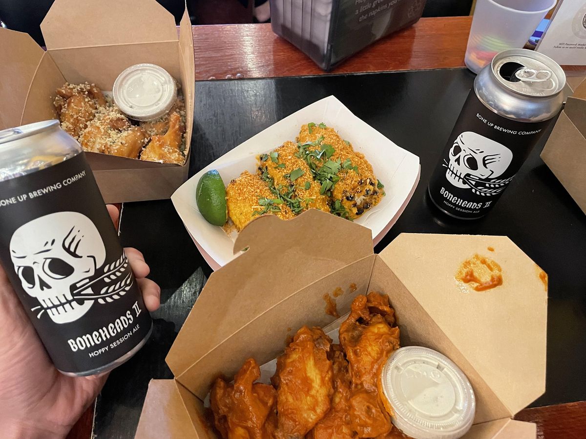 Just Wingin It Food Truck Pop Up, Bone Up Brewing Co., Everett