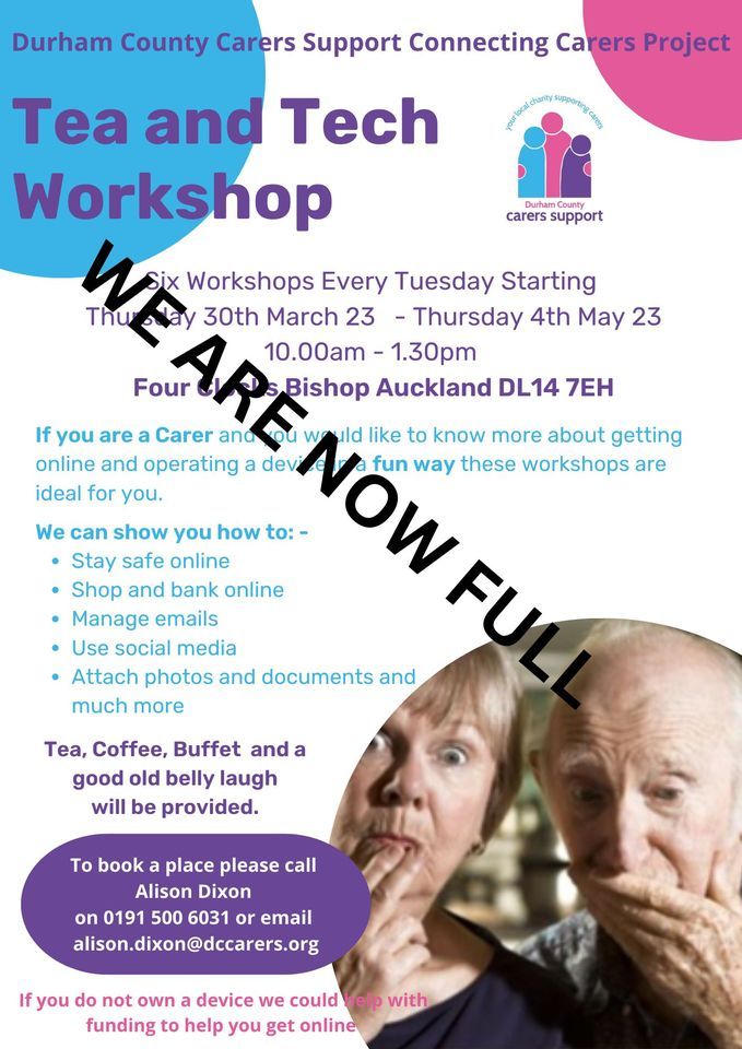 Tea & tech The Four Clocks Centre, Auckland, 28 March