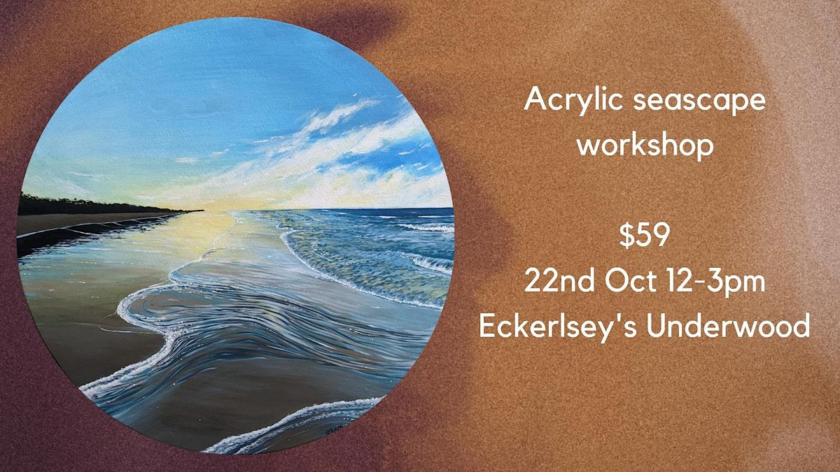 Painting Acrylic Seascape with artist Sarah Philips