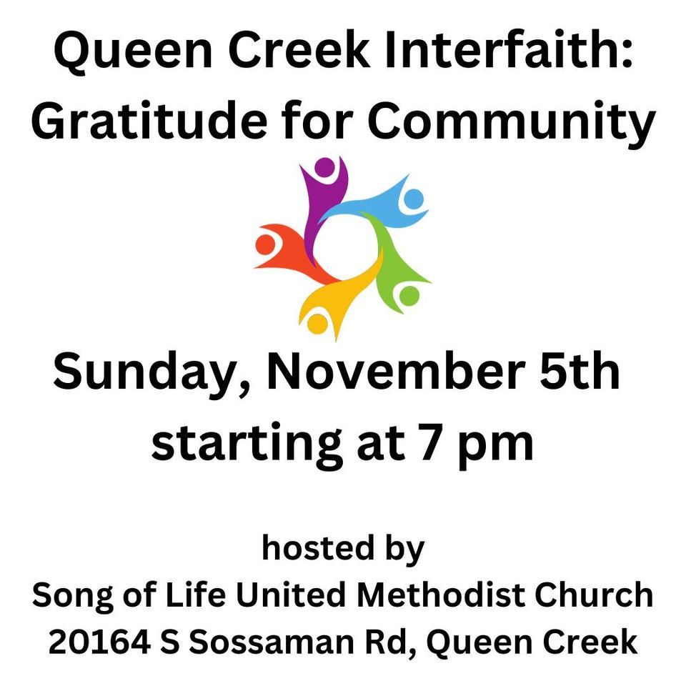 Queen Creek Interfaith Gratitude for Community, Song of Life United