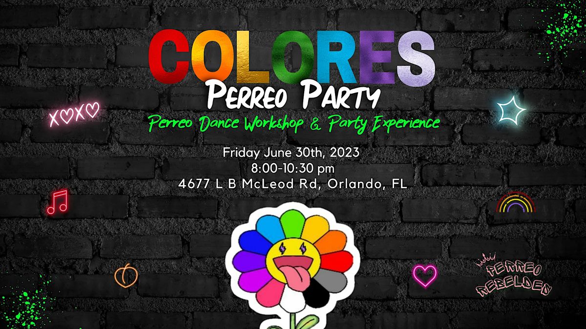COLORES Perreo Party Dance Taller de Baile, DGBEK Studios