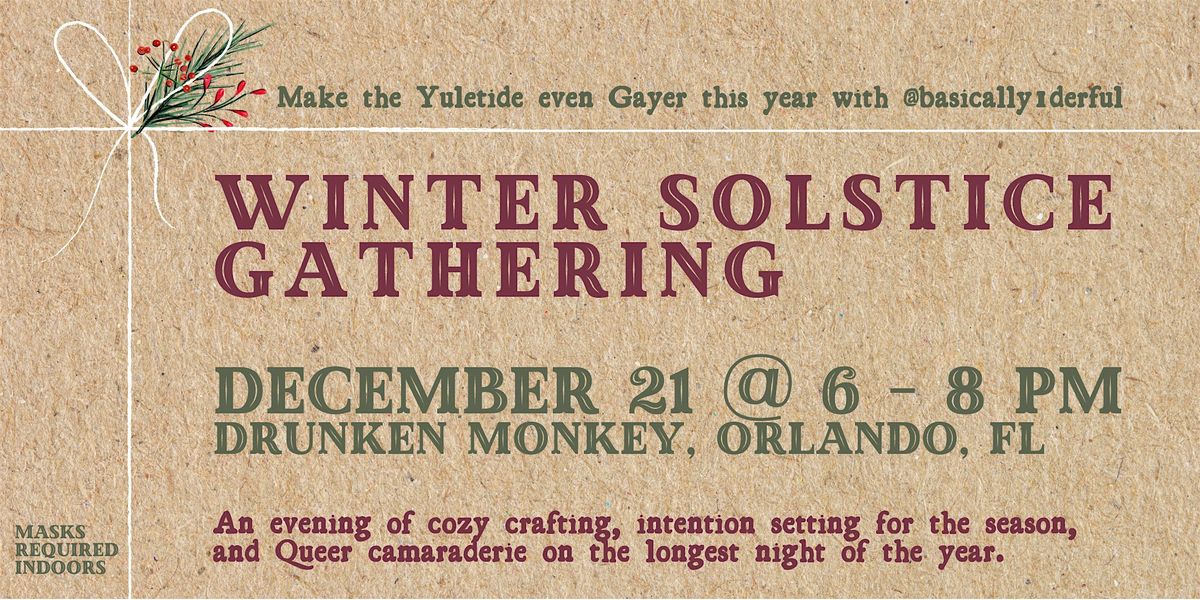 Winter Solstice Gathering, 21 December | Event in Orlando | AllEvents