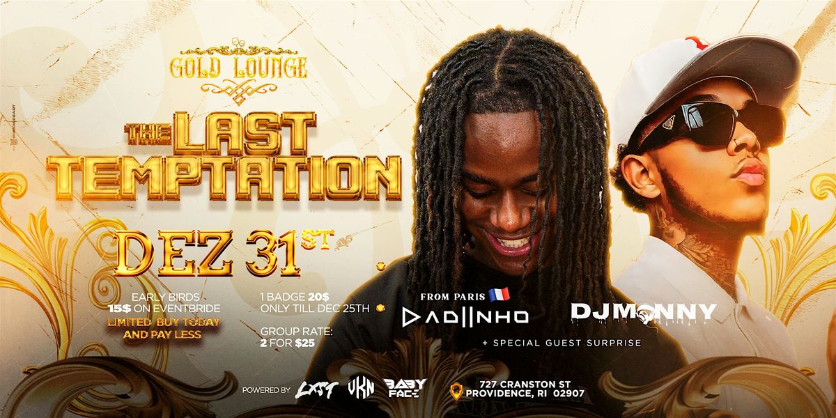 THE LAST TEMPTATION – NYE 2025/2026, 31 December | Event in Providence | AllEvents