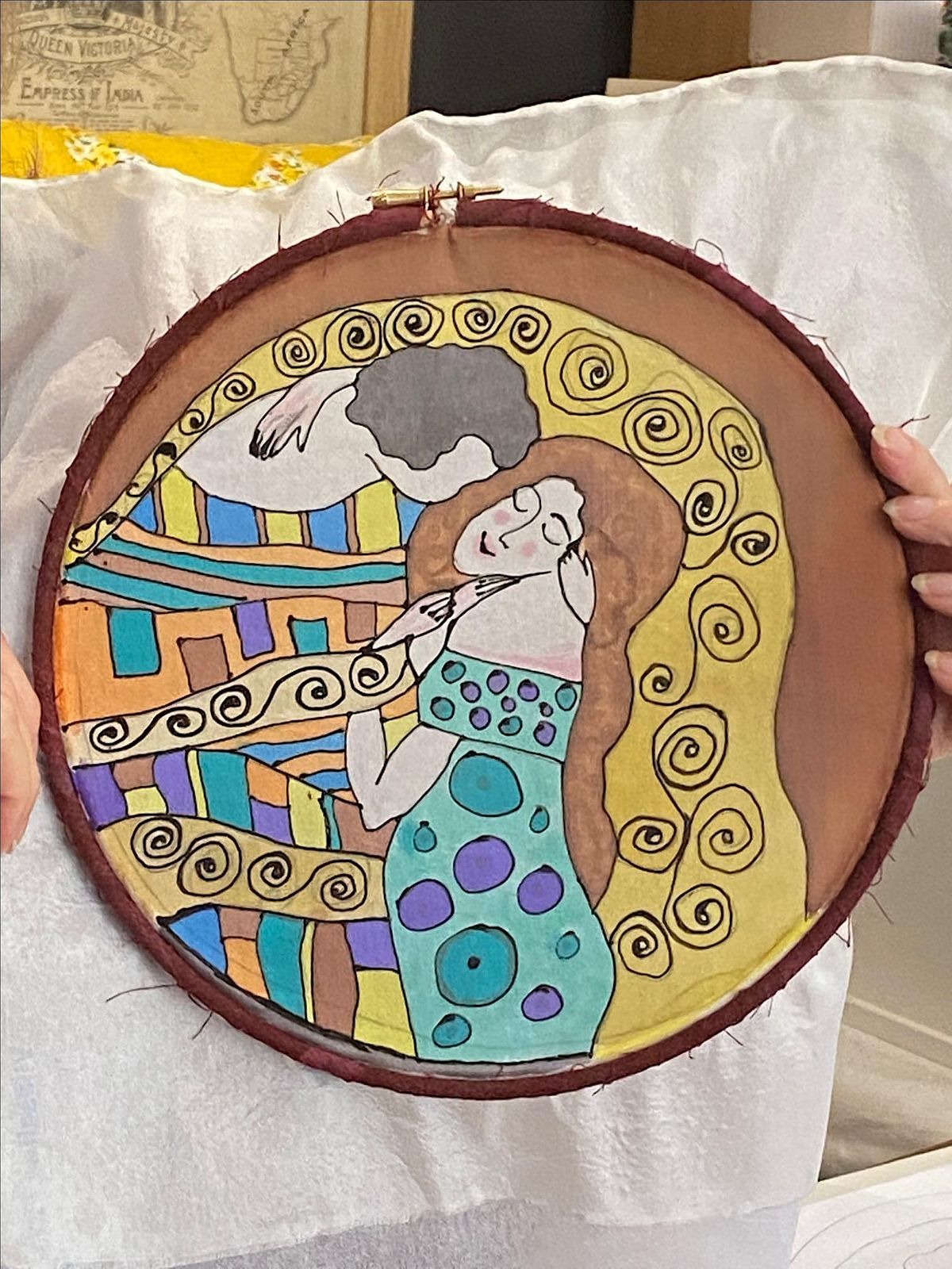 The Art of Silk Painting, Blue House Fabrics, Ystradgynlais, 7 October