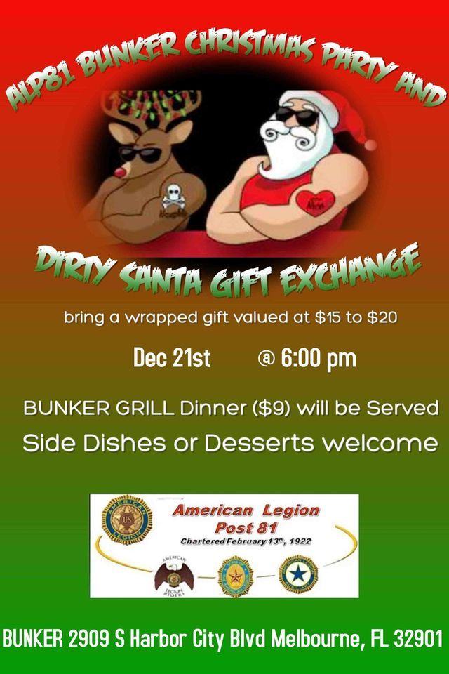 Dirty Santa Gift Exchange 15 20 Gift To Participate 2909 S Harbor dirty-santa-gift-exchange-15-20-gift-to-participate-2909-s-harbor