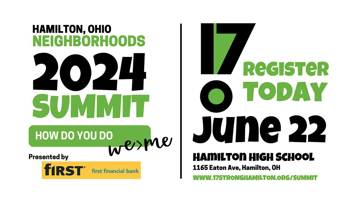2024 Hamilton Neighborhoods Summit, Hamilton High School, 22 June 2024
