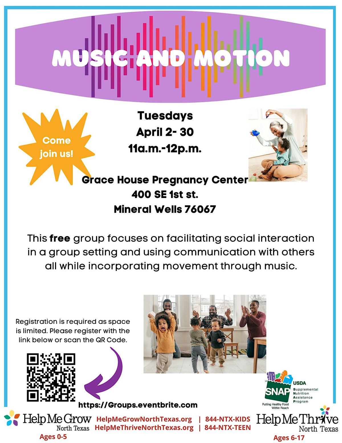 Face to Face Music and Motion Group Mineral Wells, Grace House