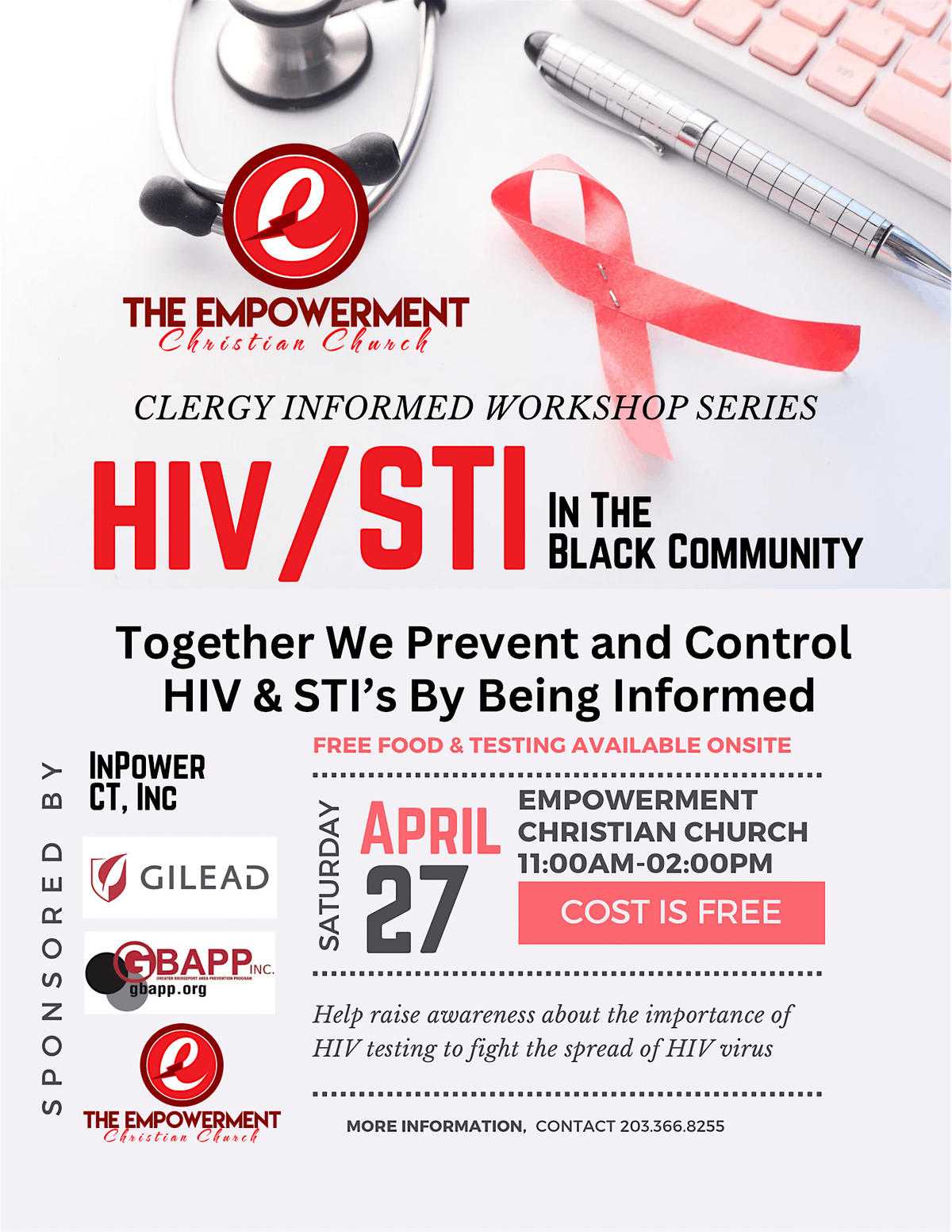 HIV and STI Awareness Event, The Empowerment Christian Church, Hamden ...
