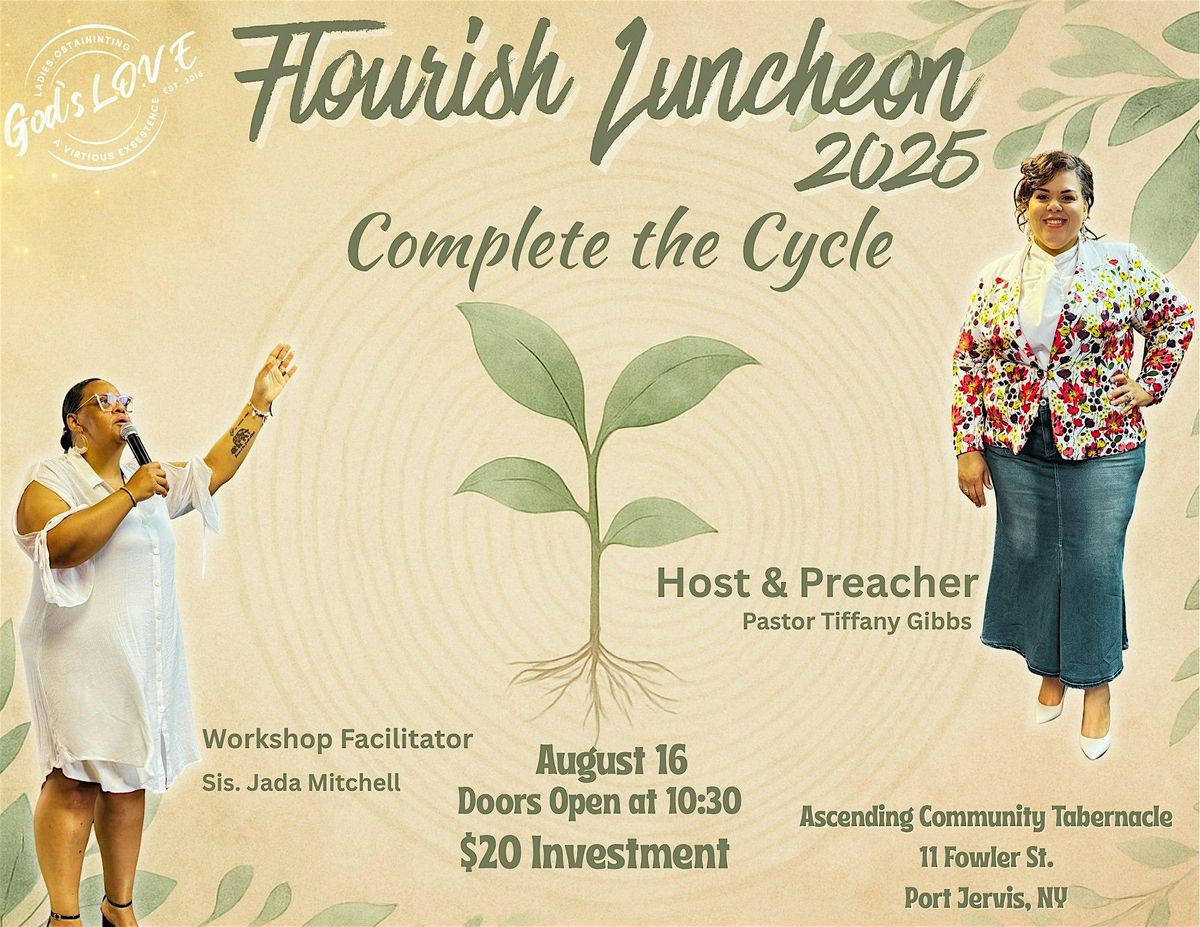 The Flourish Luncheon 2025 Complete the Cycle, 16 August | Event in Port Jervis | AllEvents