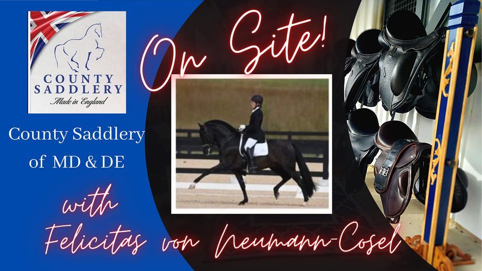 County Saddlery of MD & DE On Site!, Chesapeake Dressage Institute ...