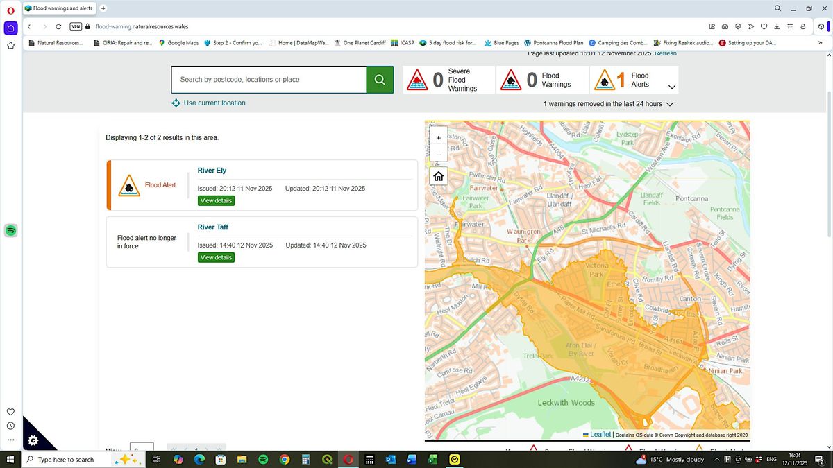 CANTON: BUILDING A FLOOD-RESILIENT COMMUNITY MEETING, 12 January | Event in Cardiff | AllEvents
