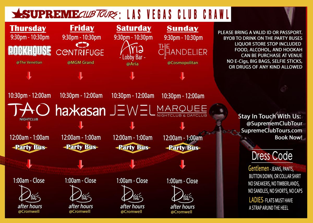 Drai's After Hours Hip Hop Tour with VIP Access & Party Bus Experience | Event in Las Vegas | AllEvents