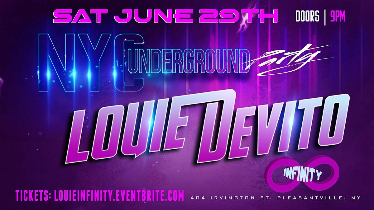 Louie DeVito Club Infinity!, Club Infinity, Pleasantville, 29 June to