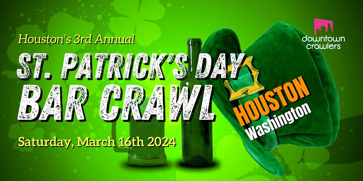 St. Patricks Day Bar Crawl HOUSTON (Washington), HandleBar, Houston