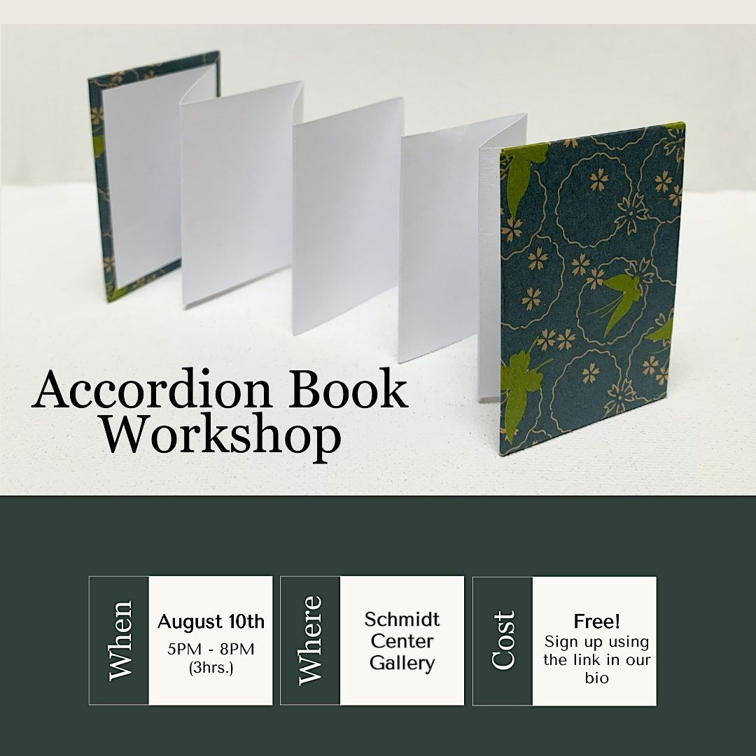 Accordion Book Schmidt Center Gallery, Boca Raton, 10 August
