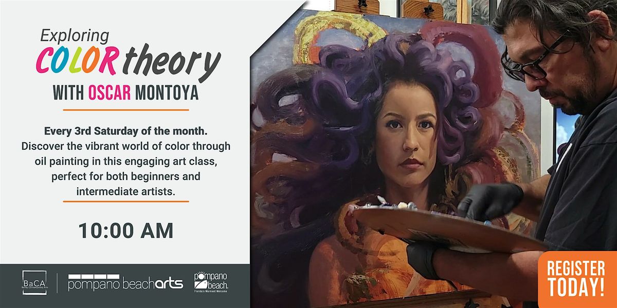 Exploring Color Theory with Oils : Workshop Series 2024-25 | Event in Pompano Beach | AllEvents