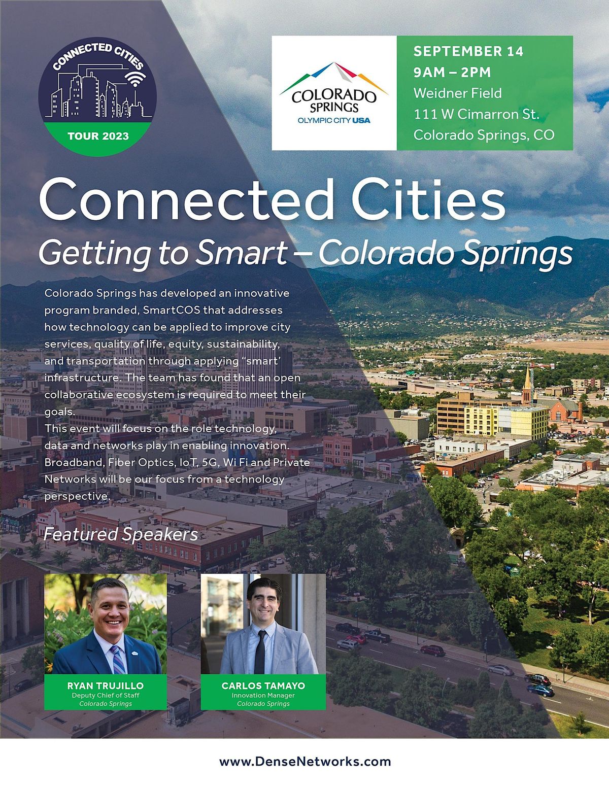 Connected Cities TourGetting to SmartColorado Springs, Weidner Field