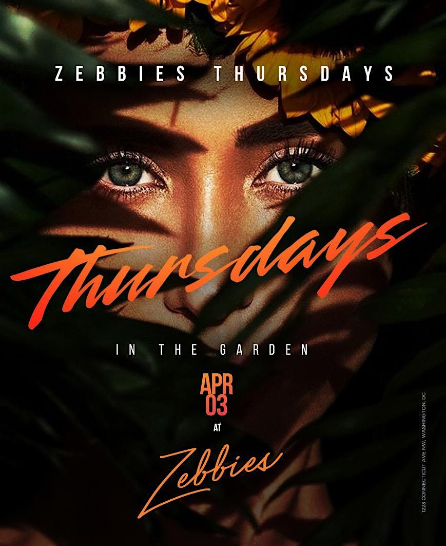 Open Bar 10–11 Thursday’s at Zebbie’s Garden | Event in Washington | AllEvents