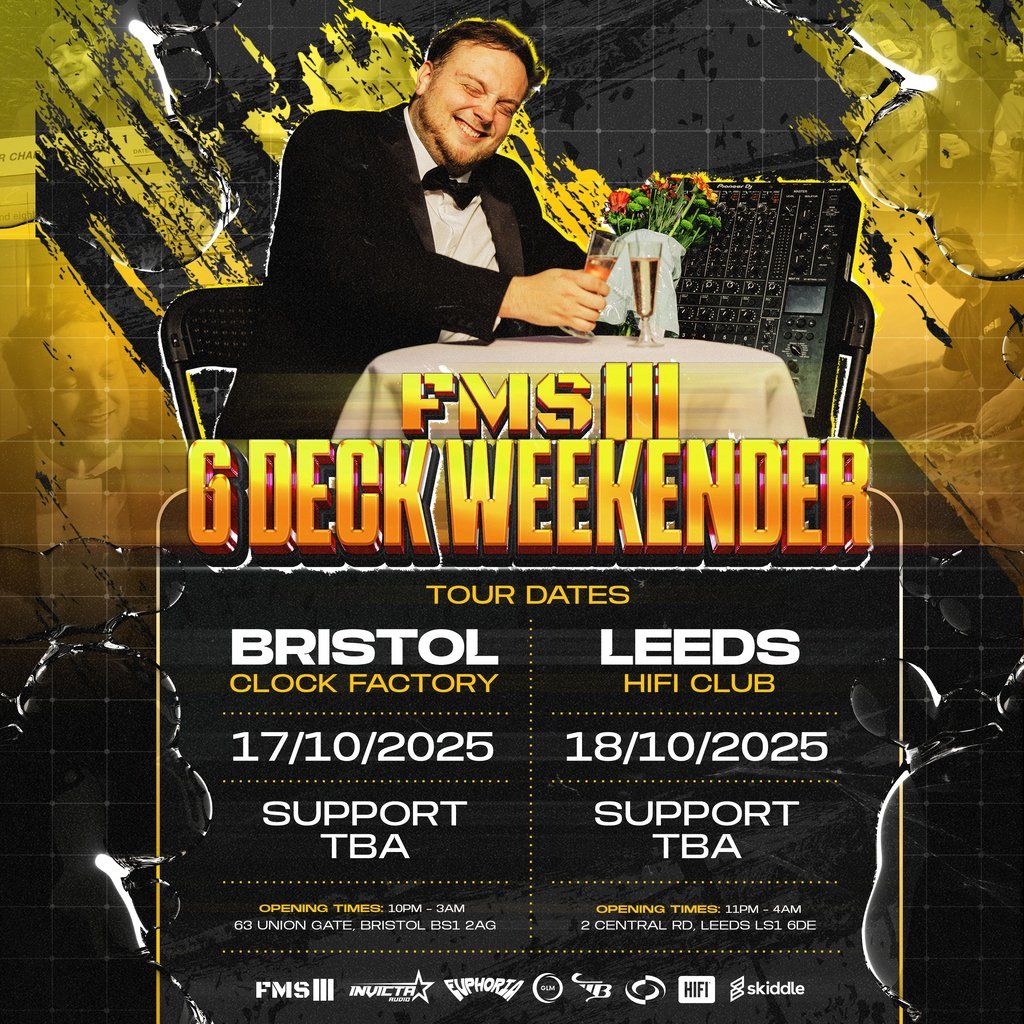 FMS | 6 Deck Set | Bristol, 17 October | Event in Bristol | AllEvents