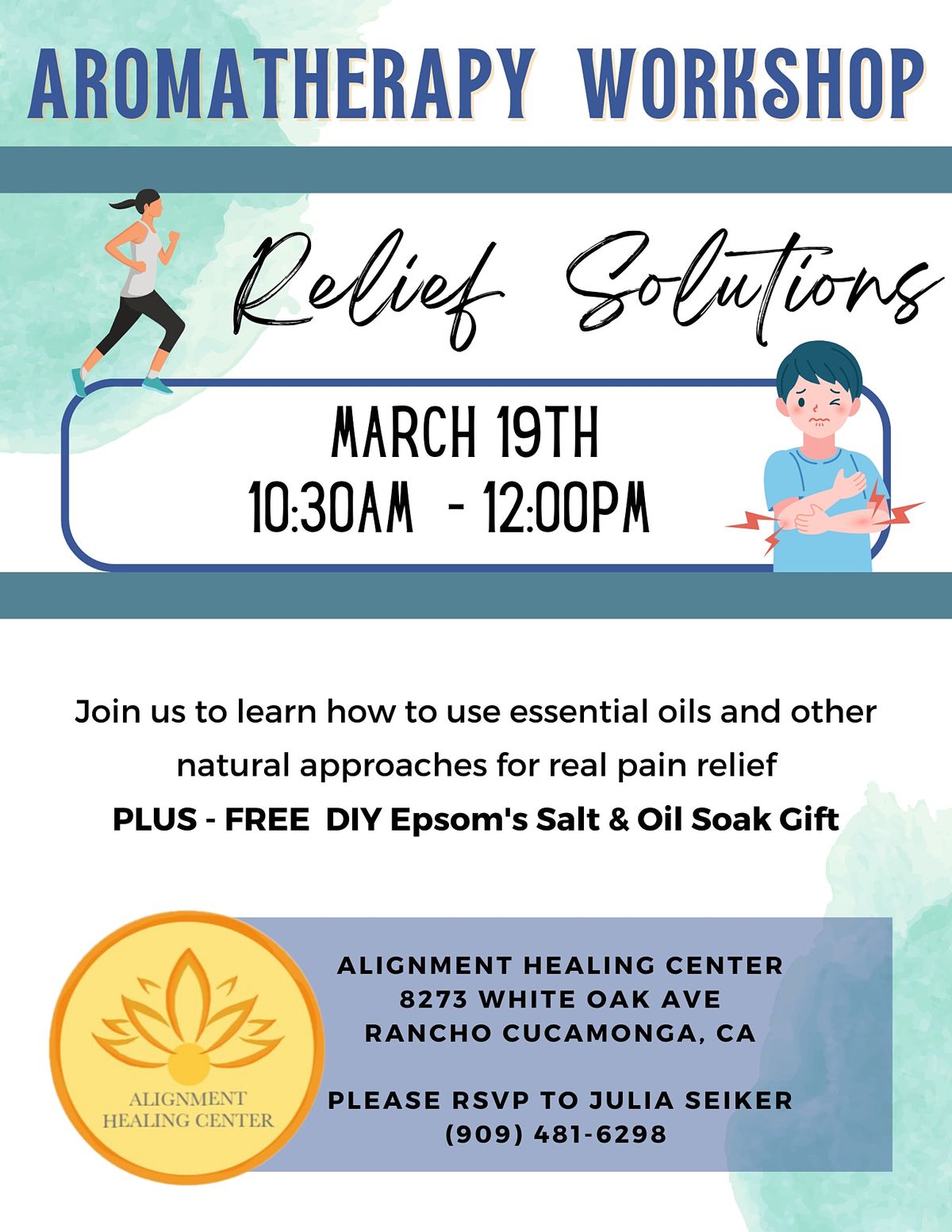 Relief Solutions Essential Oil (Make & Take), Alignment