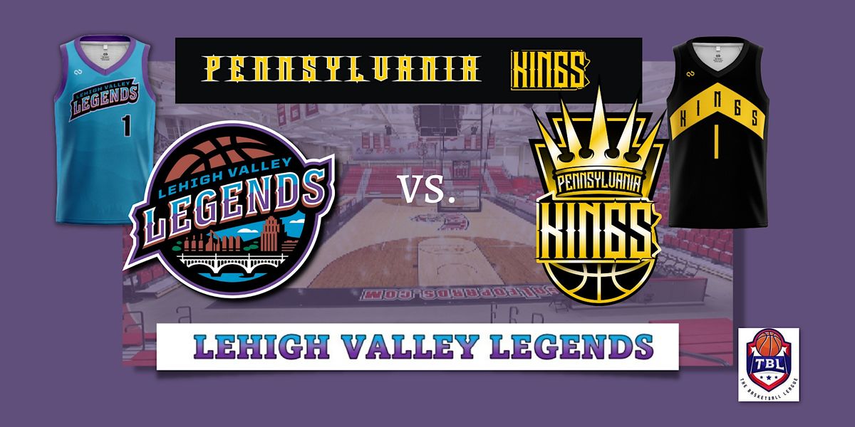 Lehigh Valley Legends Pro Basketball Game Ticket Friday, May 4, 2023, The Kirby Sports Center at