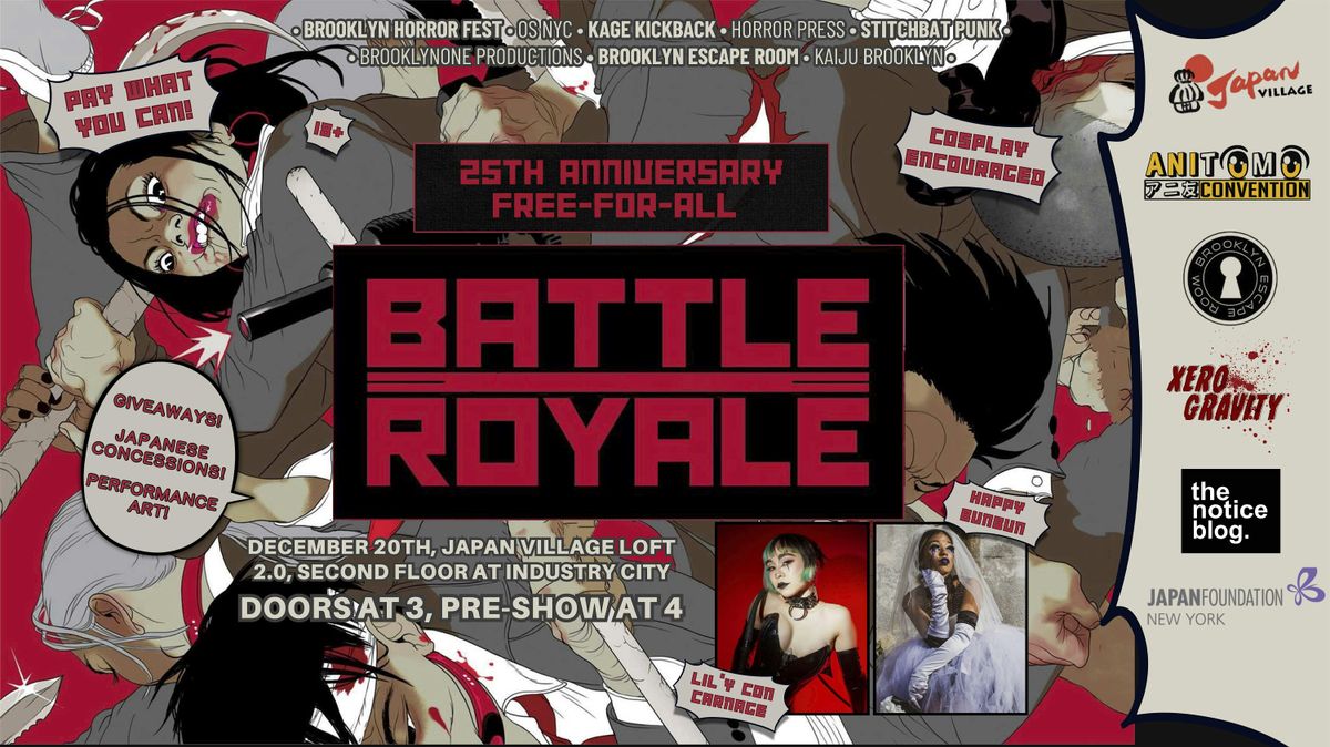 25th Anniversary Battle Royale Screening, 20 December | Event in Brooklyn | AllEvents