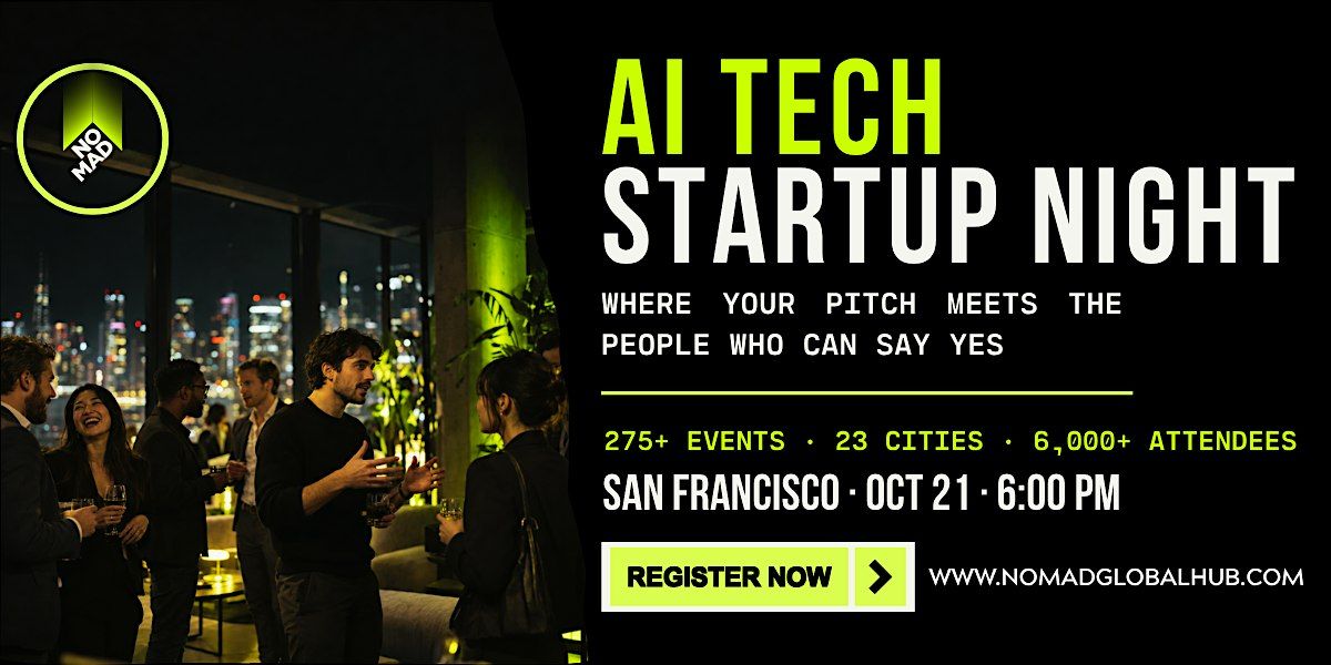 AI Tech & Startup Night — San Francisco, Pizzetta Napoletana, San ...