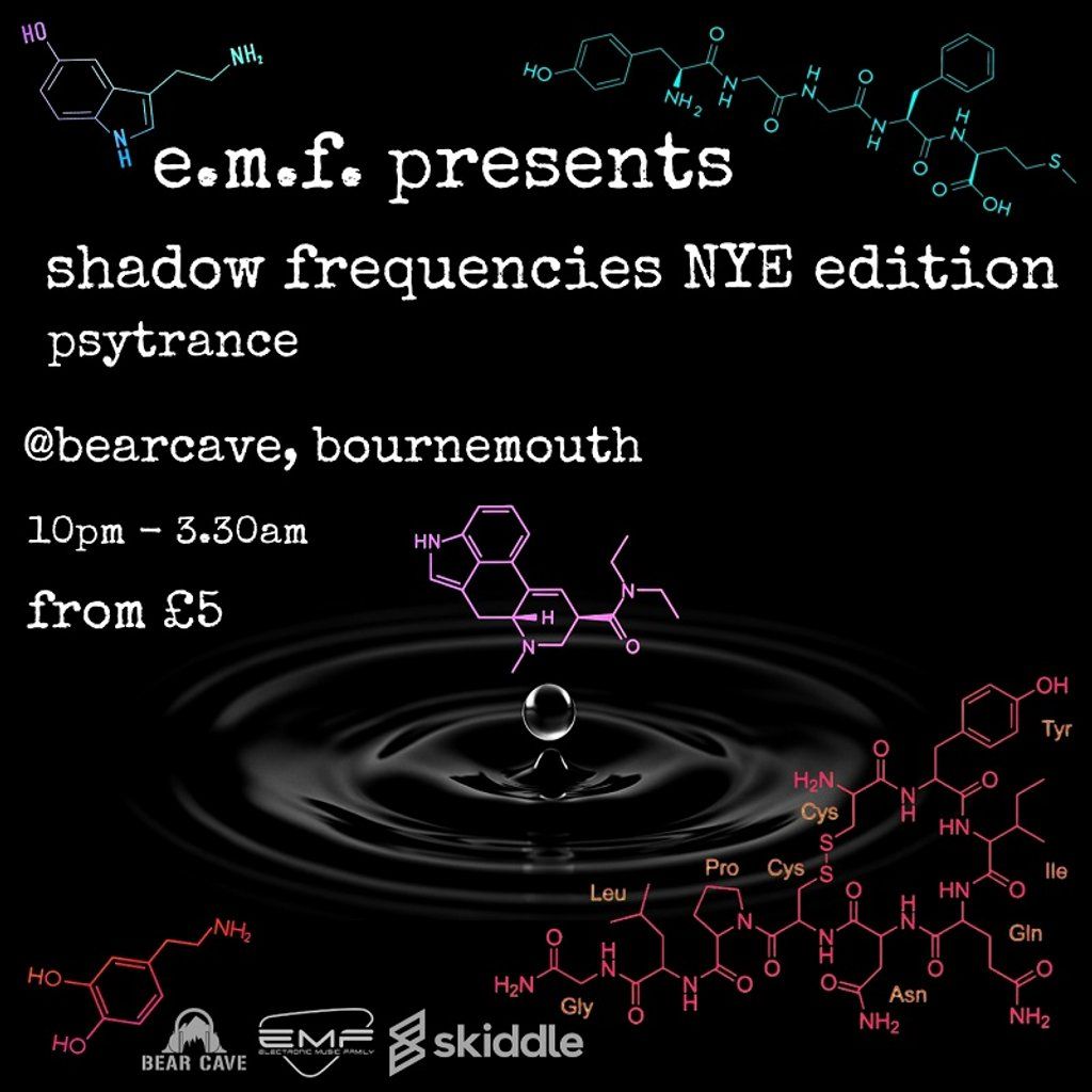 E.M.F. - Shadow Frequencies, NYE Edition, 31 December | Event in Bournemouth | AllEvents