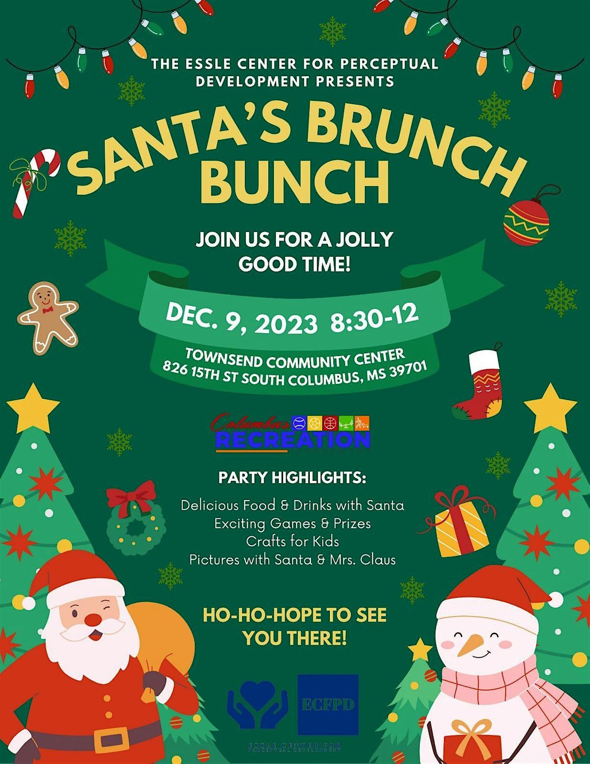 Santa Brunch Bunch, Townsend Park, Columbus, December 9 2023 AllEvents.in