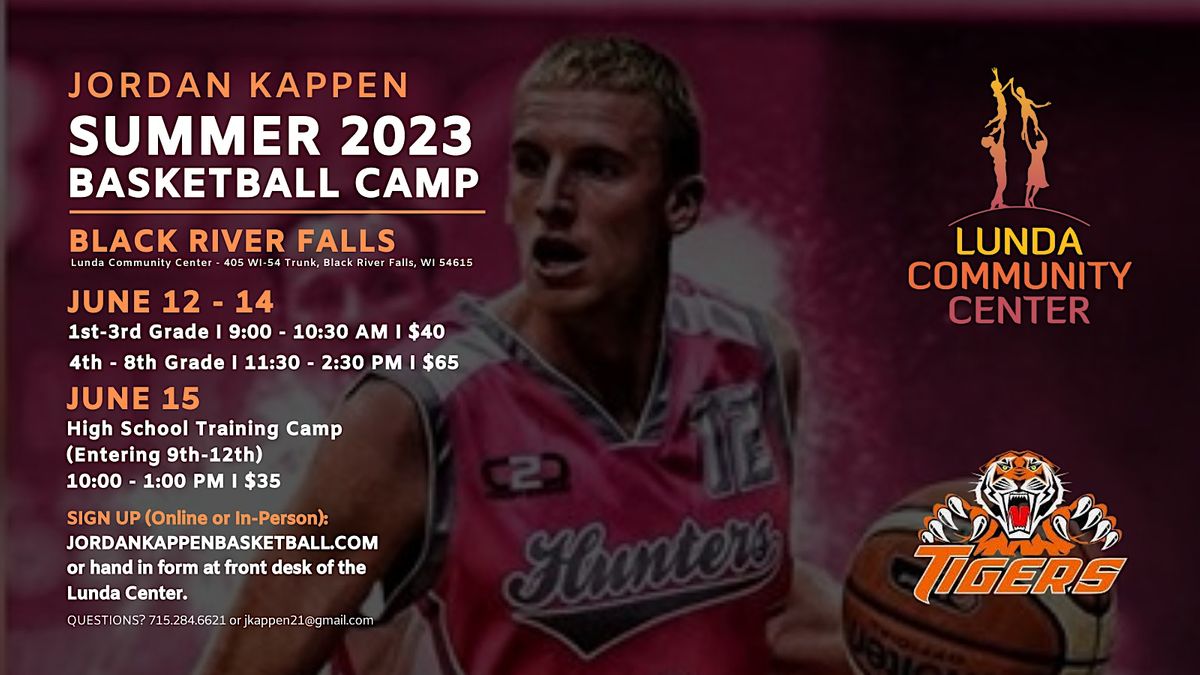 Jordan Kappen BRF Summer Basketball Camp 2023 4th 8th Grade, Lunda