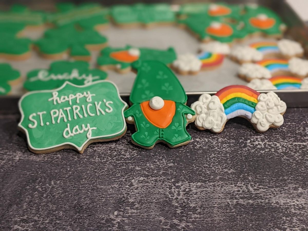 St. Patricks Day Cookie Decorating The Stone Oven Bakery