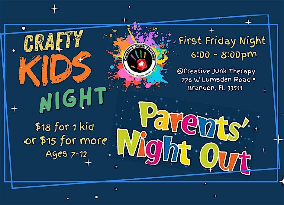 Parents Night Out - Crafty Kids Night | Event in Brandon | AllEvents