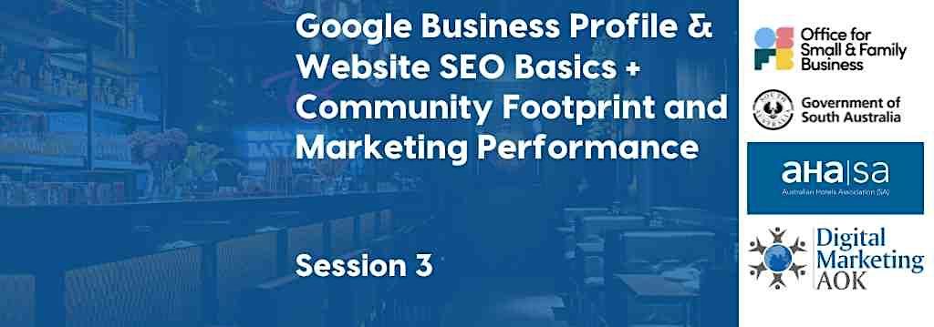 Google Business Profile & Website SEO Basics + Community Footprint, 18 June | Event in Stirling | AllEvents