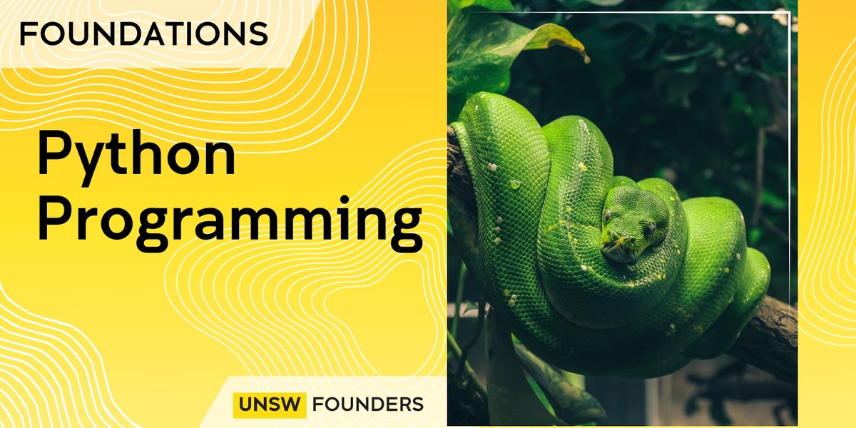 Python Programing Workshop Foundations: Python programming workshop, MCIC Event Space (G22 ...