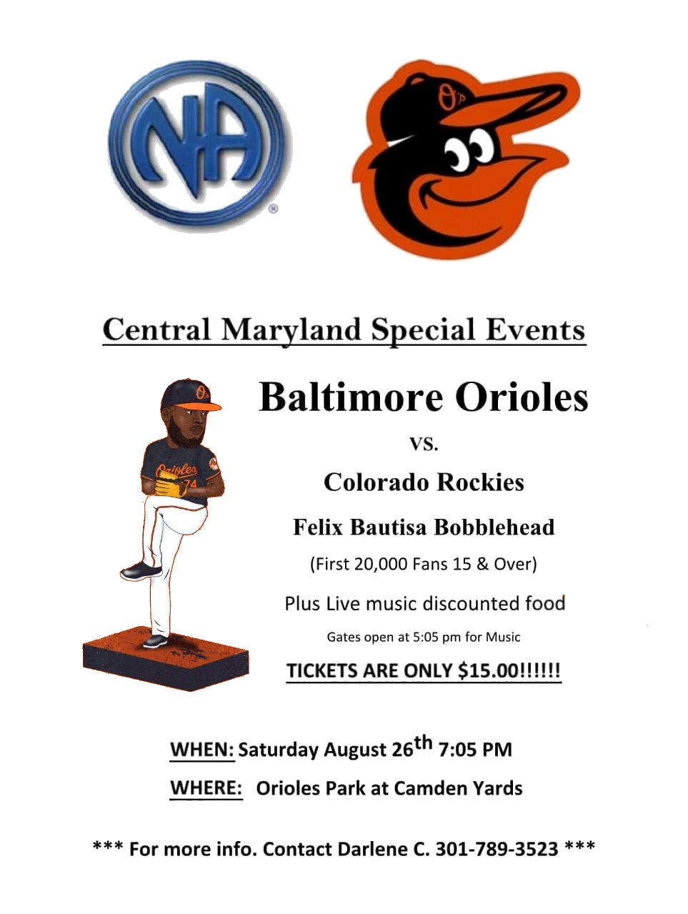 Colorado Rockies at Baltimore Orioles Tickets, 25 July | Event in Baltimore | AllEvents
