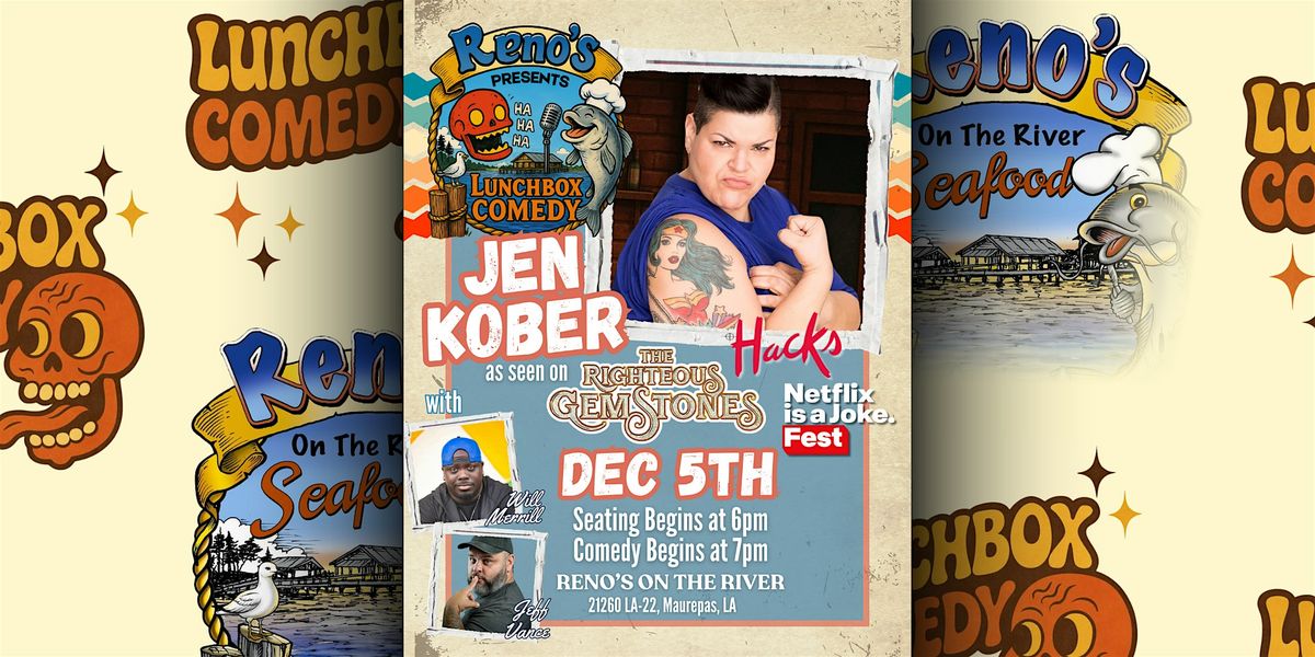 Lunchbox Comedy LIVE at Reno's : Jen Kober, 5 December | Event in Maurepas | AllEvents