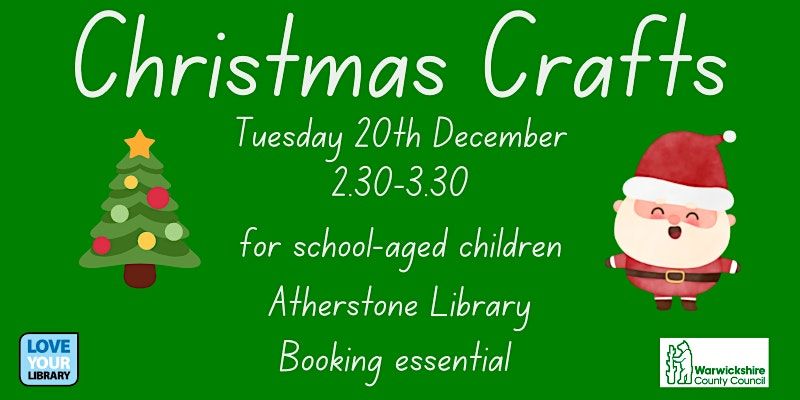 Christmas Crafts @ Atherstone  Library | Event in Atherstone | AllEvents.in
