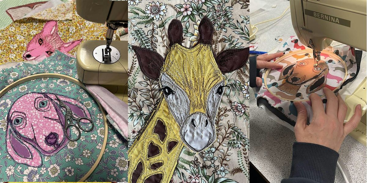 Applique Techniques with Free-motion Machine Embroidery ALLERTHORPE