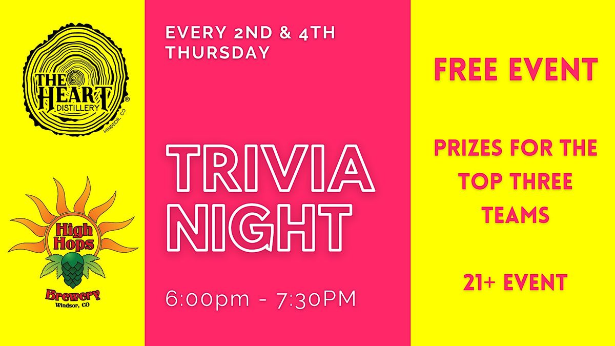 Trivia Night at High Hops and The Heart | Event in Windsor | AllEvents