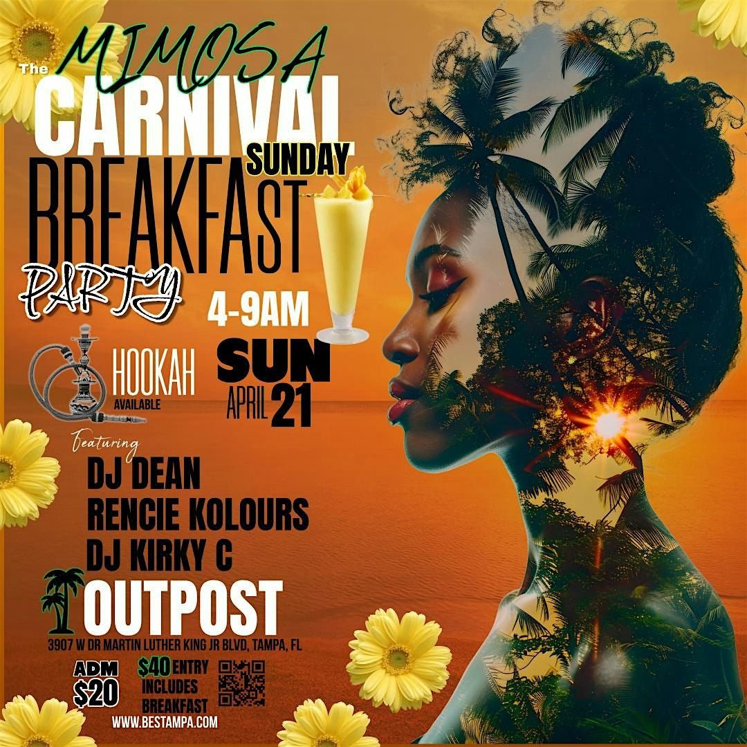 Mimosa Carnival Breakfast Party, Outpost Tampa, April 21 2025