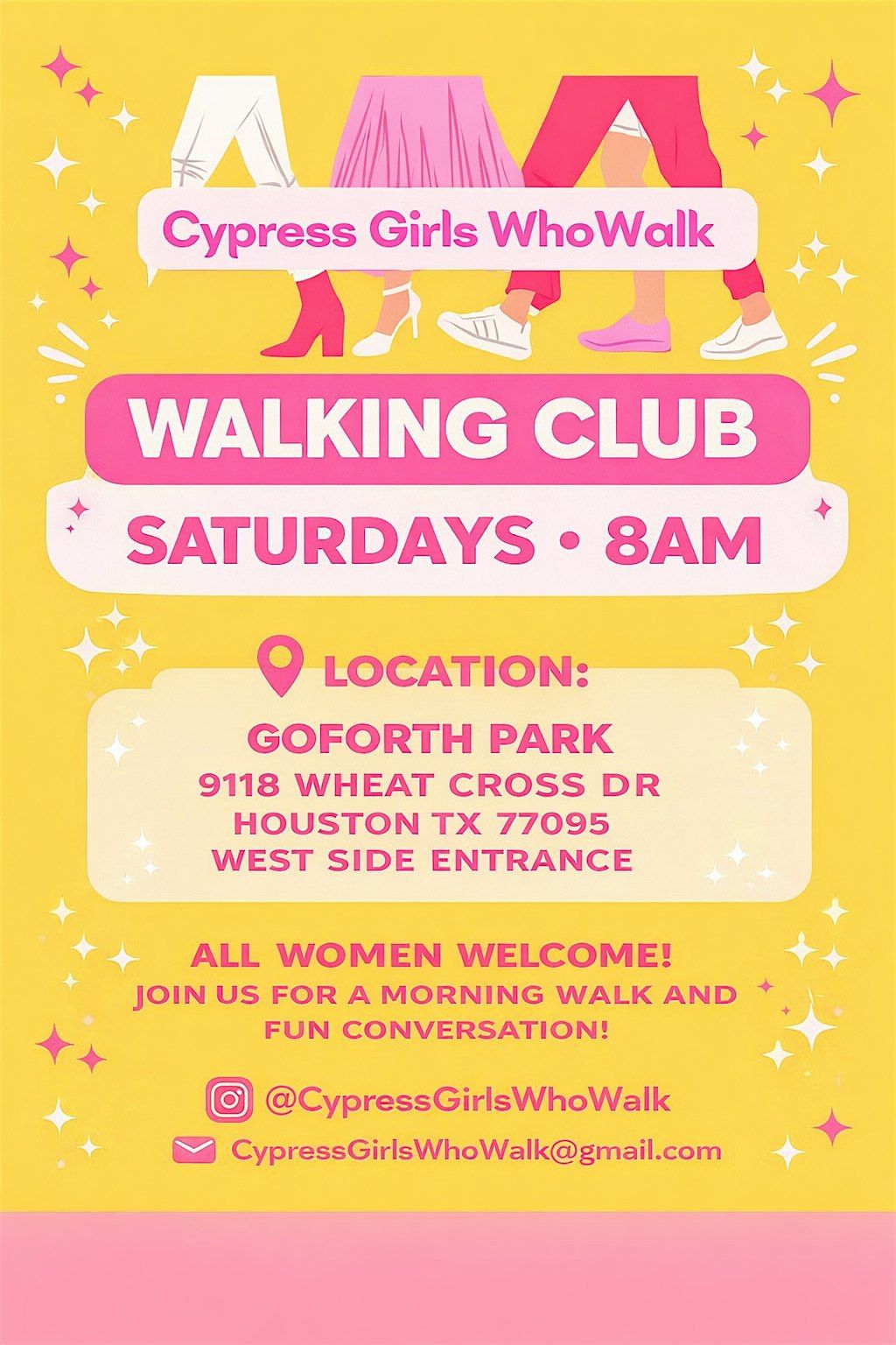 Cypress Girls Who Walk — Walking Club