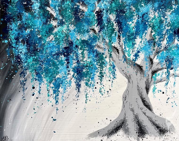 Teal Tree Dream Paint Night , Painting with a Twist (2100 Stephens Ave